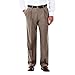 Haggar Men's Cool 18 Stretch Pleat Front Hidden Expandable Waistband Pant
