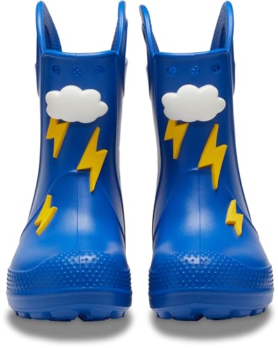Image of Crocs Kids' Handle It Rain Boots | Waterproof Slip On Shoes | Kids' Rain Boots