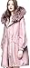 Produktbild LVWSW Damen Leichtes Insulated Daunenjacke, Down Coat beiläufige Art und Weise Removable unten Liner Gesteppte Winterparka Mantel,Pink_L