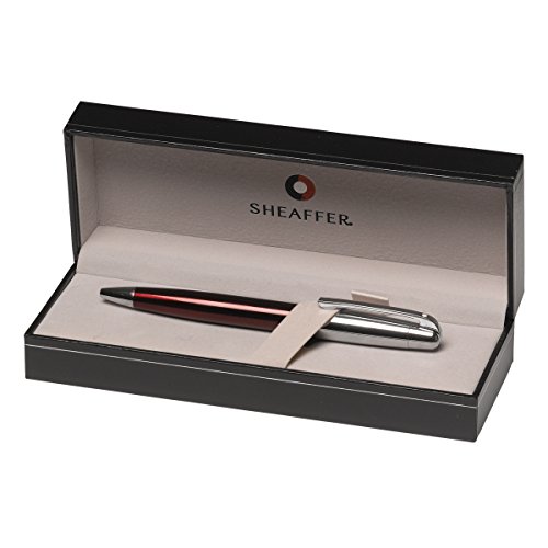 Stylo Sheaffer 500 rétractable rouge à écriture fluide et nette