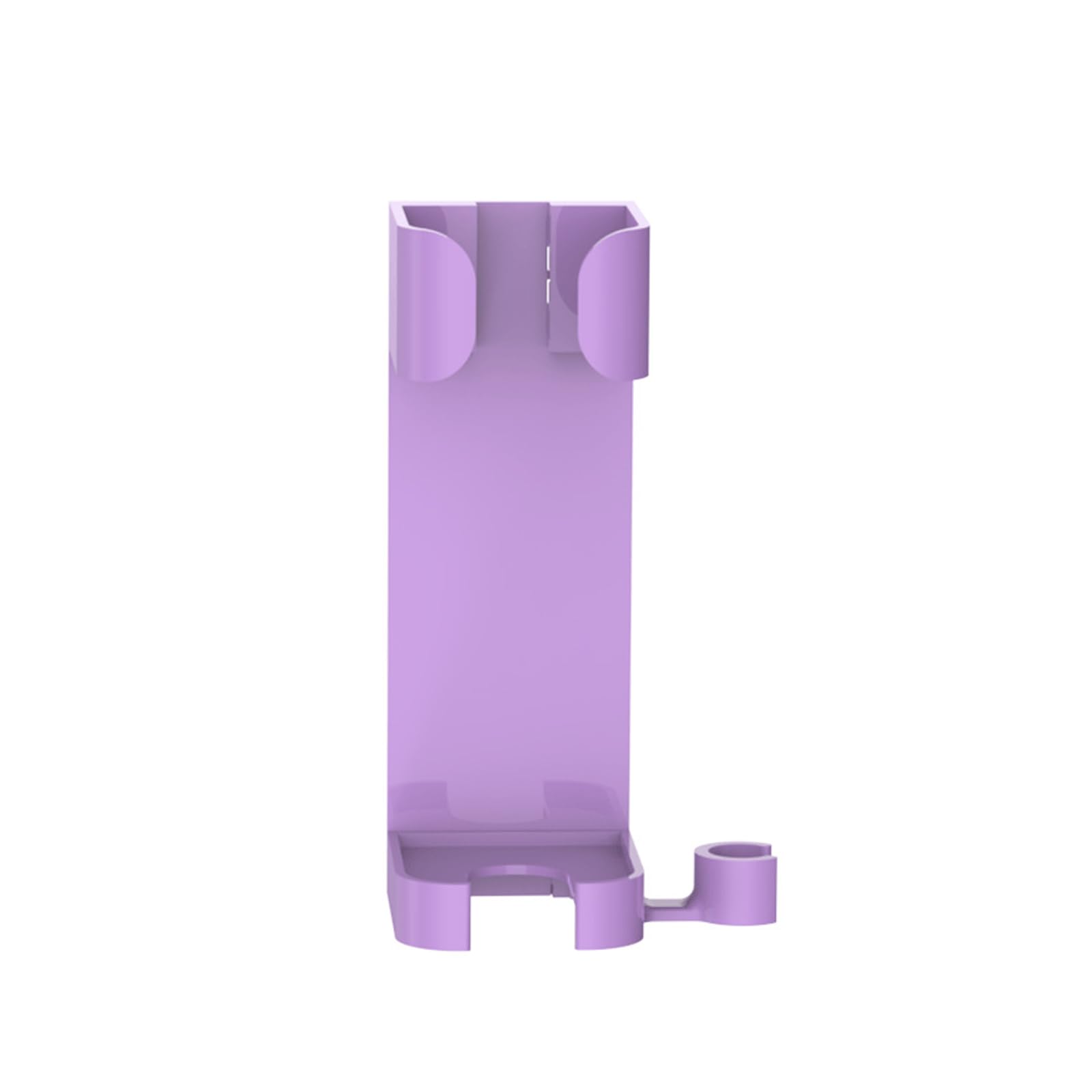 Easy Tool-Free Hair Dryer and Hair Iron Wall Holder Organizer Space Saving Design ABS Easy Mount