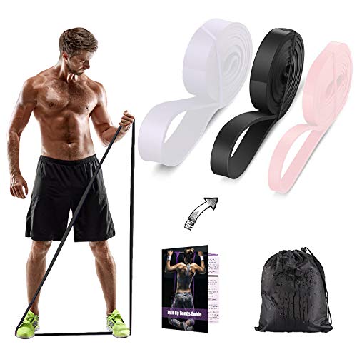 Kuyang Resistance Bands Fitnessbänder Widerstandsbänder Sport Elastisch Fitness Band Klimmzugband Widerstandsband Pull-Up Bänder für Krafttraining, Bodybuilding, Powerlifting & Fitness
