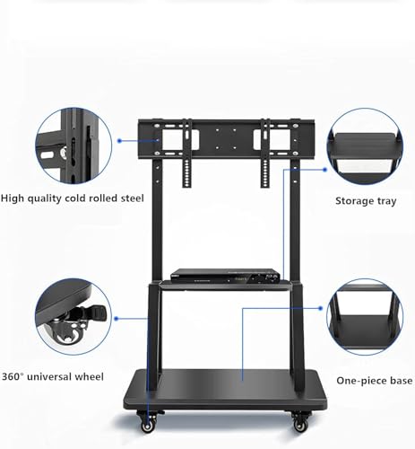 Soporte móvil para TV con ruedas y altura ajustable miniatura 7