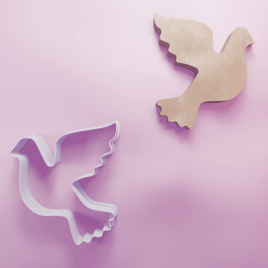 Flying Dove Cookie Cutter - 3 Sizes Easter, White, 10cm - Image 4