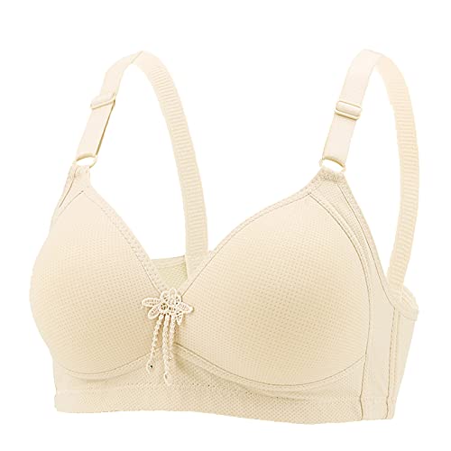 Generisch Day Every Push Daily Underwear Up Mujer Szie Plus Sujetador Transpirable Bralettes Body Rojo, beige, 38