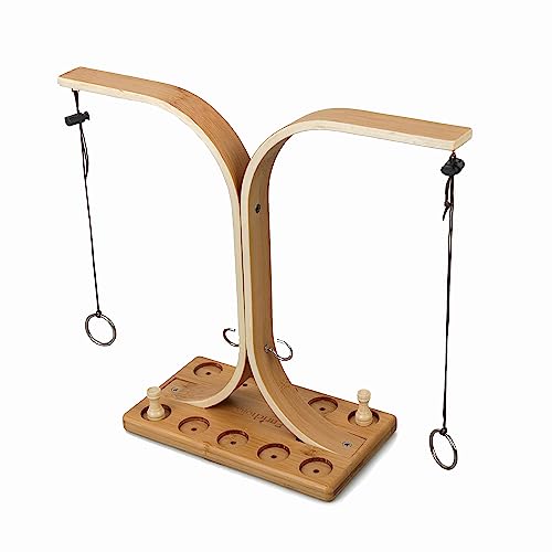 Enrichoice Beautiful Butterfly Shape Ring Toss Games For Adults - Perfect For Parties And Outdoor Fun! | Wooden Hook And Ring Game For Bars, Home, Patio Decor | Great Yard Games #TOP23