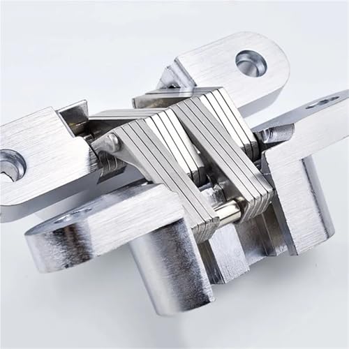 Charnière invisible No. 6 Hinge pliante à 180° en acier robuste - 5