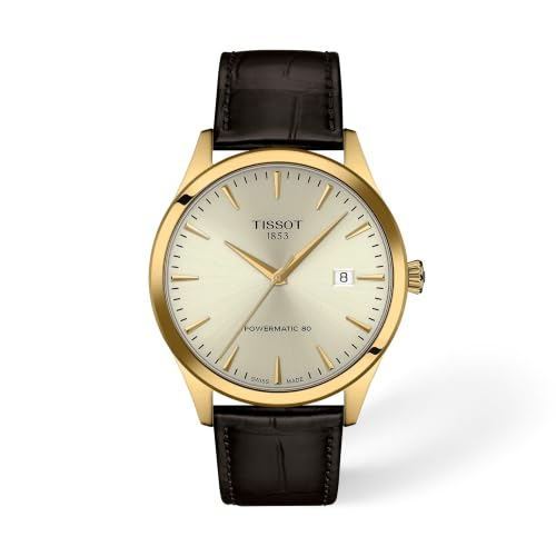 Tissot Classic Dream 40mm, Swiss Automatic Watch for Men, Stainless Steel Case, Champagne Dial, T1584073626100