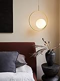 pendelleuchte 2 flammig opalglas inklusive leuchtmittel 𝗩𝗜𝗘𝗟𝗦𝗘𝗜𝗧𝗜𝗚 𝗘𝗜𝗡𝗦𝗘𝗧𝗭𝗕𝗔𝗥: Unsere luxuriöse Pendelleuchte ist schön und praktisch zugleich. Sie erschafft durch ihr Opalglas ein weiches Licht, welches perfekt in deinem Wohn-, Schlaf- oder Essbereich sowie in deiner Küche oder dem Flur zur Geltung kommt