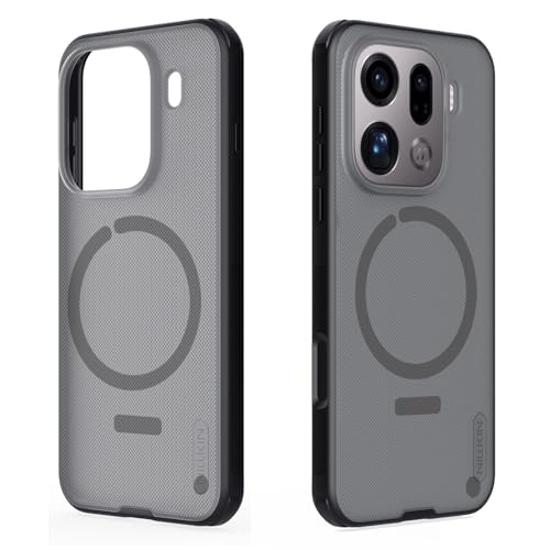 for Oppo Find X9 Pro�̂��߂̎��C�P�[�X�AMagSafe�̃X�����t�B�b�g�Ɍ݊���������A�_�t����ꂽ�t���X�g�}�b�gPC�o�b�N�J�o�[TPU�o���p�[�R�[�i�[�G�A�o�b�O�h�Ռ� (�͂�����)