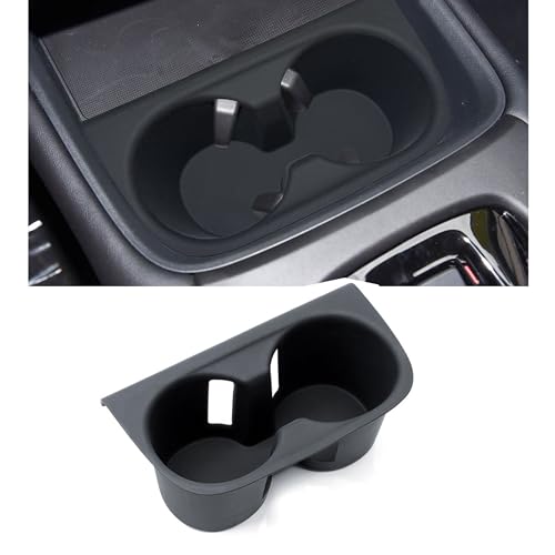 Cup Holder for Honda HRV/ZRV Accessories 2023 2024 2025 2026 Center Console Cup Holder Insert Silicone Cupholder Coaster Protector for HRV/ZRV Interior Black