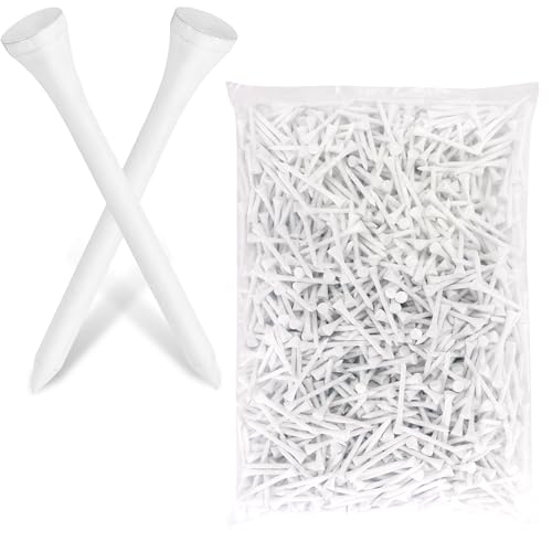 weyleity Bamboo Golf Tees 1000 PCS 2-3/4 inch Length