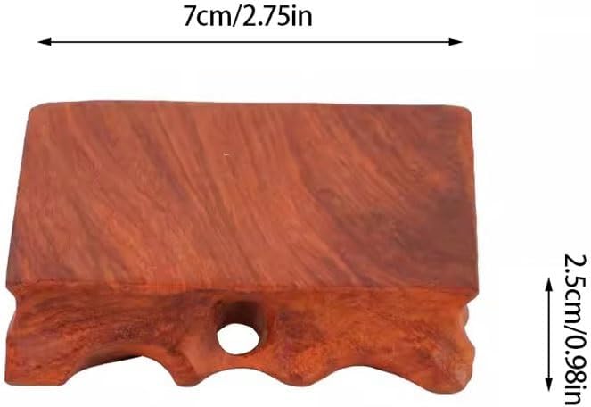Bonsai Pedestal Vase Pedestal Stands Solid Wood Odd Stone Base Flower Bonsai Stand Incense Burner Fish Tank Teapot Plus Elevated Stand Planter Stand Plant Holder(Small)