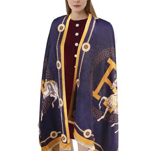 EXTREE Scarfs for Women Pashmina Silky Shawl Wrap for Evening Dressing Blanket Open Front Poncho Cape2