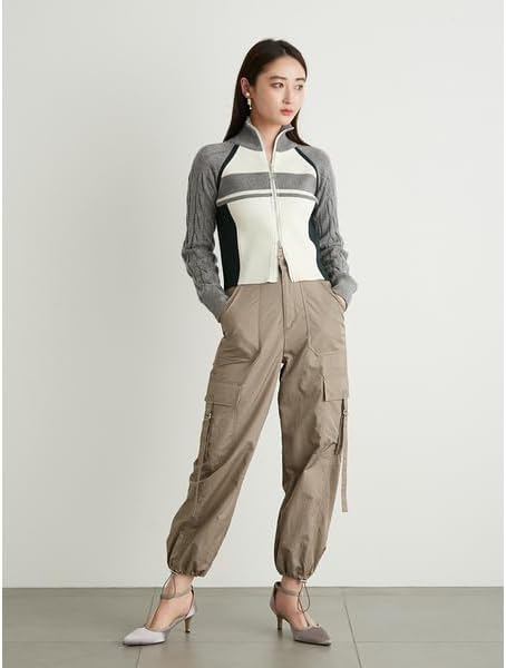 Amazon | [リリーブラウン] モジュラーパッチカーゴパンツ LWFP234163  