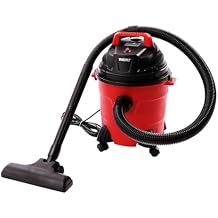 Commercial Vacuum Cleaner, 1000W Portable High Power Movable Carpet Vacuum Cleaner Cleaning Machine w/ 4 Gal Bucket, Dual use of Dry and Wet, Multi-Layer Filtration, for Home Office Workshop