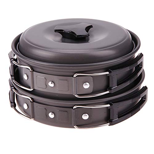 3nh Outdoor Cooking Picnic Camping Travel Hiking Cookware Bowl/Pot Uils Set