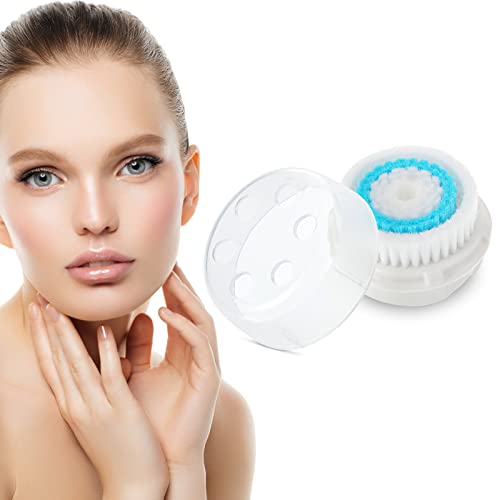 XZEIT Cepillo de Repuesto para Limpieza Facial, Cepillo de Repuesto para Limpieza Profunda, exfoliación, eliminación de Puntos Negros, Compatible con Clarisonic/Creations Deep Pore Cleansing y MIA 1,