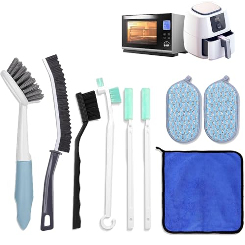 Air Fryer Cleaning Tools Kits, 9-Piece Airfryer Cleaner Brush Set,