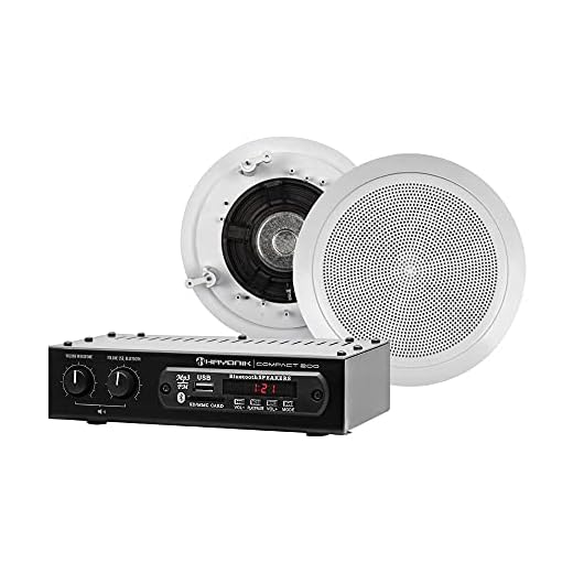 Kit Som Ambiente 200 Comfort Line 8 Ohms Amplificador 20W + Arandelas 60W Hayonik 00073690