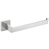 Angle Simple Hand Towel Holder for Bathroom, SUS 304 Stainless Steel Kitchen Towel Hanger Rack for Wall, Brushed Nickel, 10.24 Inches
