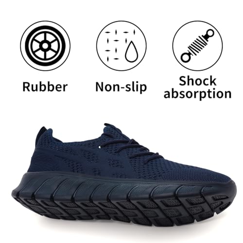 Image of DLWKIPV Men's Shoes Running Road Walking Sneakers Sports Athletic Workout Gym Shoes Casual Comfortable Breathable Fashion