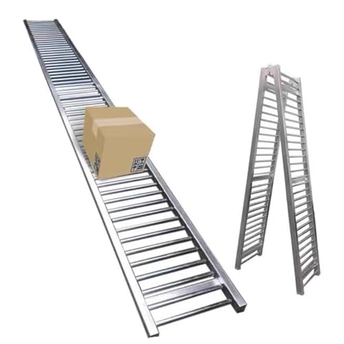 Bande transporteuse à rouleaux bois et menuiserie pour aménagement d'atelier et garage