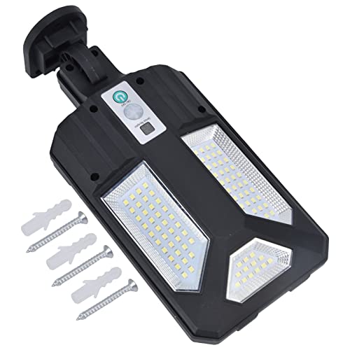 Luz solar con sensor de movimiento, luz solar de pared, aplique de pared impermeable, luces de seguridad para exteriores con sensor de movimiento para patio delantero de camino, luces de pared