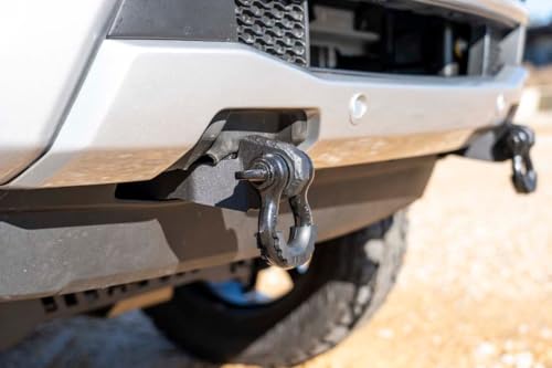 Rough Country Tow Hook to Shackle Mounts for 2019-2021 Ford Ranger - RS144 Black by Rough Country - Image 2