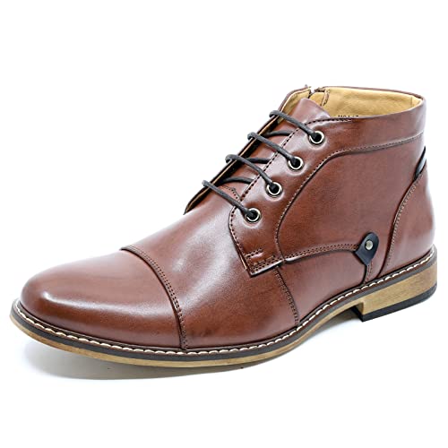 Metrocharm MC146 Men's Cap Toe Formal Dress Casual Oxford Ankle Boot