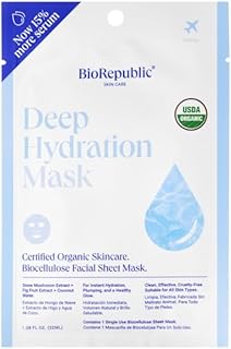 BioRepublic Mascarilla facial orgánica de hid...