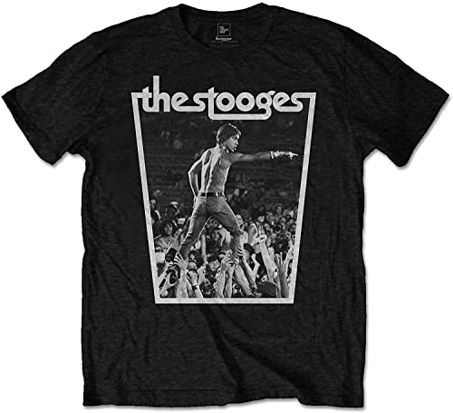 Photo de Iggy Pop and The Stooges Live Punk Gig Tee T Shirt Mens Unisex T-Shirts à Manches Courtes(Large)