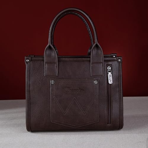 Image of Montana West x Wrangler Tote Bag for Women Western Cow Print Purse Designer Top Handle Handbags