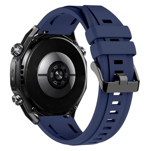 [CYBERGARAGE] For HUAWEI WATCH Ultimate 2 �o���h �x���g �V���R�� �� 22mm �����o���h For �t�@�[�E�F�C�E�H�b�` Ultimate2(�_�[�N�u���[)