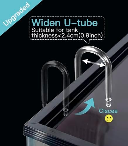 Aquarium Glass CO2 Diffuser Atomizer with U Tube Check Valve Suction Cup Premium Version