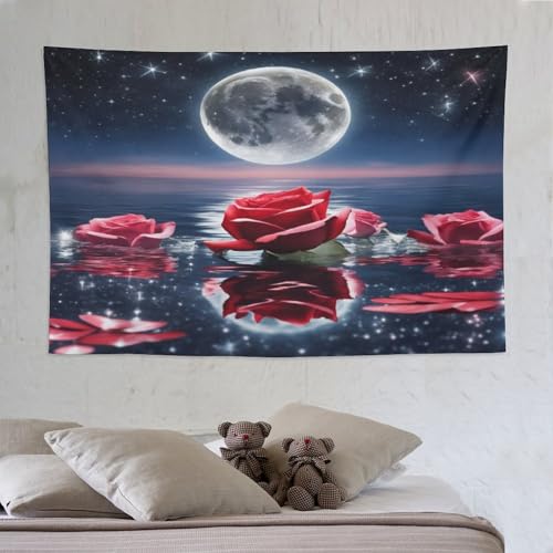 Affiche ornement tenture murale rose PAZZK pour cacher mur nu