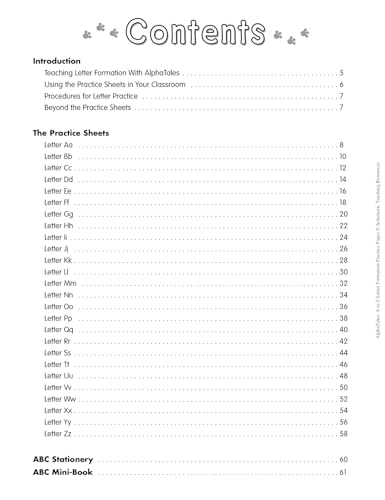 AlphaTales: A to Z Letter Formation Practice Pages: Fun-filled Reproducible Practice Pages That Help Young Learners Recognize and Print Every Letter of the Alphabet – vue 2