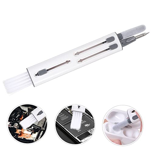 DOITOOL 2 Juegos Kit de Limpieza Multifuncional Auriculares y Teclados Cepillo y Extractor de Teclas con Esponja para Polvo Dispositivos Electrónicos Móviles y Ordenadores Diseño Duradero - imagen 4