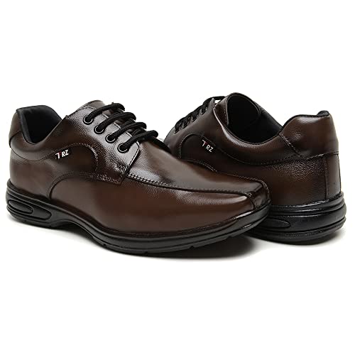 Sapato Social Masculino Em Couro Conforto Anti-stress Com Solado Macio Antiderrapante 453-DB