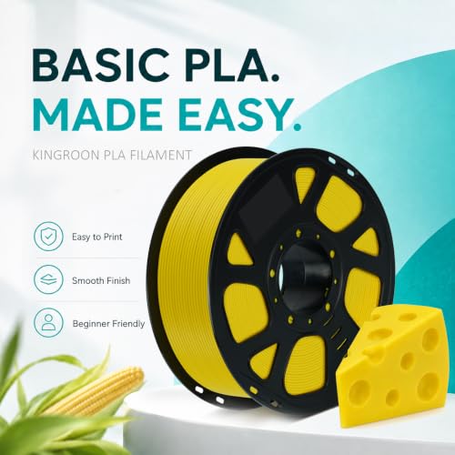 Image of Kingroon PLA Filament 1.75mm, 1kg Spool (2.2lbs), + /- 0.02mm Tolerance, Smooth 3D Printing Filament, Fits for Most FDM 3D Printers, Forest Green