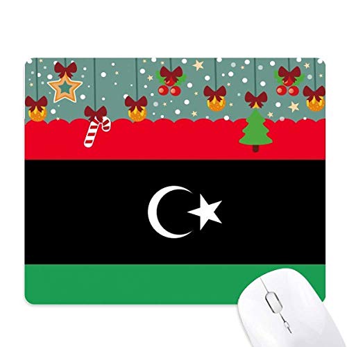 Alfombrilla de ratón de la bandera de Libia: un regalo de Navidad original