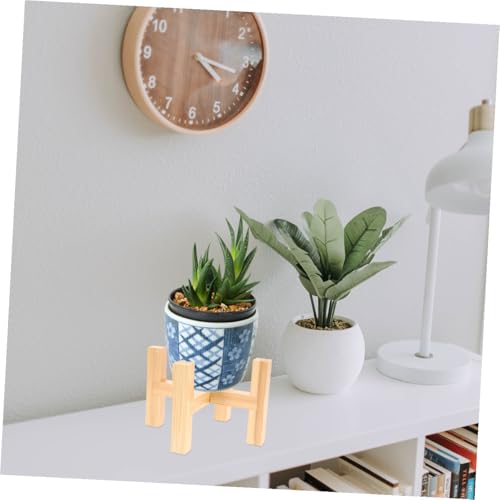 Support à plantes en bois pour surélever les pots de salon