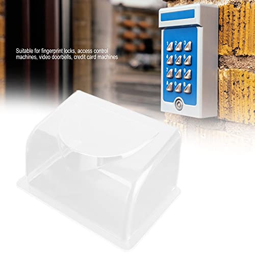 Capa de chuva de campainha transparente para campainha à prova d'água protetor de água para acessór