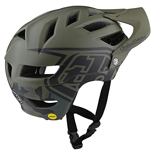 Troy Lee Designs A1 Youth Half Face Mountain Bike Helmet -Ventilated Lightweight Mips Eps Enduro Bmx Gravel Mtb Bicycle Cycling Accessories - Youth Boys Girls Kids - Camo Army, Youth One Size #TOP1