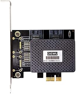 xqjtech-diewu 6Gbps PCI Express PCIE pci-e to 2 Port SATA 3.0 Ports Expansion