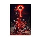 AIOMUO Dark Game Anime Poster Soul of Cinder Decorative Poster Canvas Wall Picture Print Modern Art Family Bedroom Decor Posters 12x18inch(30x45cm)