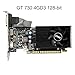 QTHREE GT 730 Grafikkarte, 4GB DDR3 128 Bits, Dual HDMI, VGA, Low Profile, Computer GPU, Desktop Graphics Card for PC, DirectX 11