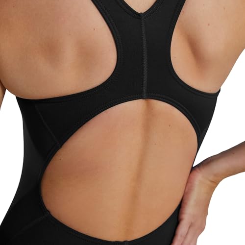 TYR Women's Durafast Elite Maxfit Swimsuit, Chlorine Proof, UV Protection one Piece Swimwear Black