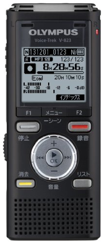 OLYMPUS ICレコーダー VoiceTrek 8GB リニアPCM対応 MicroSD対応 BLK ブラック V-823 9jupf8b 41KBIFWjB5L.jpg