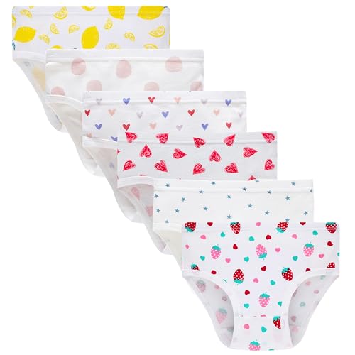 Image of Family Feeling Little Girls Underwear Toddler Panties Big Kids Undies Soft 100% Cotton